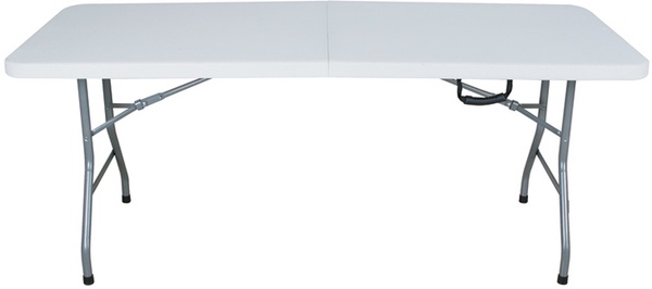 Mesa Rectangular Plegable Serie Camping 180x75xh.72 cm